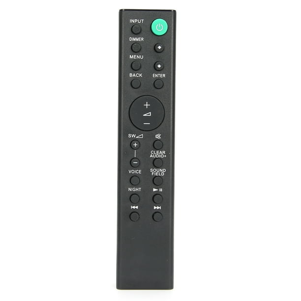 Reemplazo del control remoto, la distancia depende de su modelo de altavoz RMT-AH200U Control remoto Control remoto para barra de sonidoMovies Fyydes Descripción de la referencia