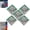 Green, variant on Carbon Tuff Cleaning Cloths, Lint Free Carbon Fiber Cleaning Cloth, Reuseable Super Absorbent CarbonFiber Microfiber Cloth, Multipurpose for Car Glass Kitchen Surfaces