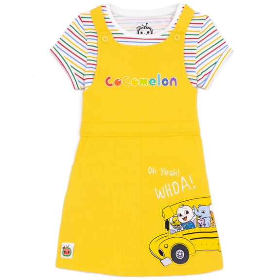 Cocomelon Unisex Kids Yellow Short Sleeved T-Shirt