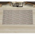 thumbnail image 1 of Lavender Decorative Rug, Stripes and Flowers Ribbons Romantic Country Spring Season Inspired Design Art, Quality Carpet for Bedroom Dorm and Living Room, 6 Sizes, Pale Seafoam, by Ambesonne, 1 of 1