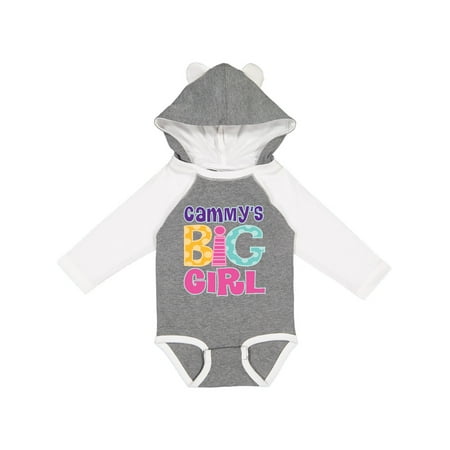 

Inktastic Gammy s Big Girl Gift Baby Girl Long Sleeve Bodysuit