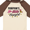 thumbnail image 4 of Inktastic Pawpaw's Little Cowgirl with Cowgirl Hat and Boots Girls Long Sleeve Baby Bodysuit, 4 of 5