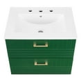 thumbnail image 4 of Modway Daybreak 24" Bathroom Vanity in Green White, 4 of 8