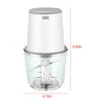 thumbnail image 3 of Electric Chopper Mini Food Chopper Foodstuffs Processor Set with Stirrer and Separator, Electric Garlic Chopper, Shredder Foodstuffs Processor Suitable for Chopper/Grinder/Garlic Chopper, 3 of 9
