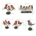 thumbnail image 4 of Bird Gifts - Stained Birds on Branch Desktop Ornaments - Bird Decor Figurine Statue Home Decor - Bird Gifts for Women Living Room Bedroom Shelf Display Birthday Gift Decoration A, 6.3", 1Pcs, 4 of 6
