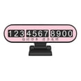 thumbnail image 3 of CAROOTU Car Temporary Parking Phone Numbers Sign Parking Luminous Numbers Plate Sticker Phone Number Holder, 3 of 8