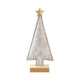 thumbnail image 2 of Tabletop Christmas Tree Christmas Decoration Felt Decorative Mini Xmas Tree Table Centerpiece for Home Decor Fireplace Office, 2 of 6