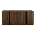 thumbnail image 2 of Pemberly Row Buffet Moderne en Bois à 4 Portes de 70 Pouces en Noyer Foncé, 2 of 5