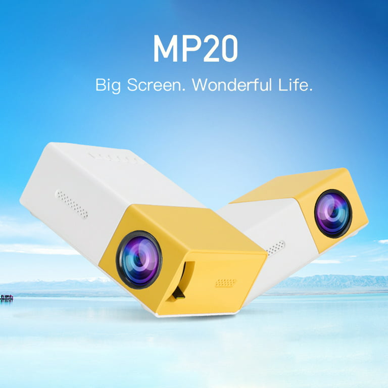 Mini LED Projector Supports 720P / 1080P Portable Video Projector