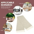 thumbnail image 3 of Table Runner Wedding Cloth Ceremony Decorations Boho Bohemian Double-sided Runners Cotton Flax Nordic, 3 of 6