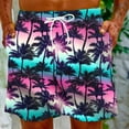 thumbnail image 5 of Puntoco Pantalones Cortos De Playa Para Hombre, Pantalones Cortos Estampados Con Bolsillo Con Cordón, Azul Claro Xxxxxl,Pantalones Cortos Hombre, 5 of 5