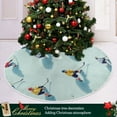 thumbnail image 3 of Yayeee Christmas Tree Skirt 35 inches for Xmas Tree Holiday Party Decoration, Ice Hockey, 3 of 6