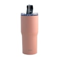 thumbnail image 1 of Termo Nuvó Doble Pared Acero Inoxidable, Color Rosa con Popote, Capacidad 600 ml, 1 of 6