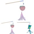 thumbnail image 2 of Cat Teaser Wand Interactive Strawberry Dinosaur Kitten Teaser Toy Cat Bell Wand, 2 of 10