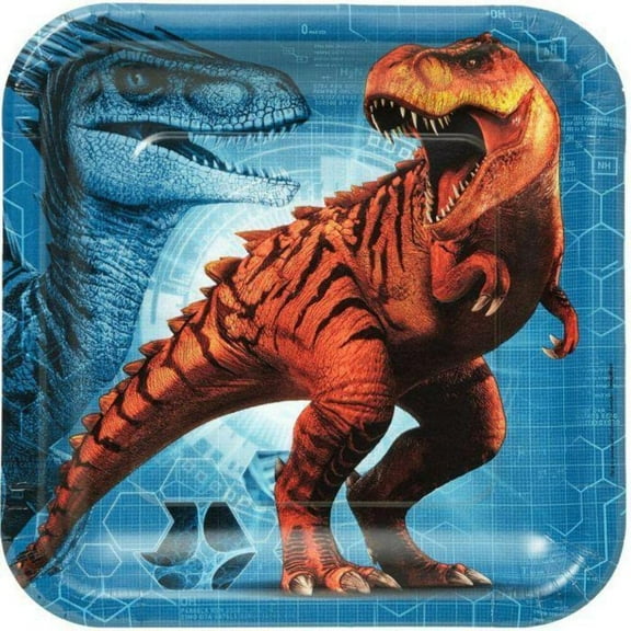 Jurassic World 'Dino Hybrid' Large Paper Plates (8ct)