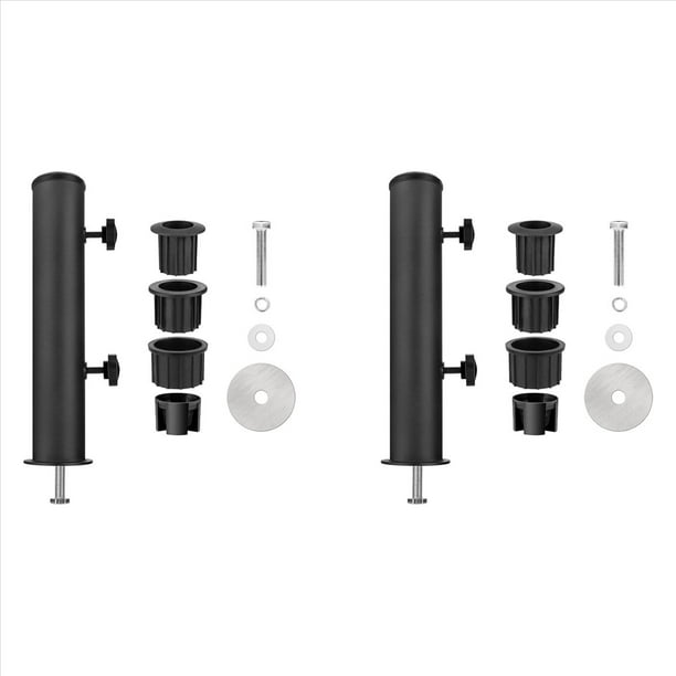 2X Tubo de Soporte para Paraguas para Exteriores, Base de Tubo de Paraguas de Piedra Exterior, Soporte de Tubo de Paraguas de Mesa, Soporte de Tubo de Paraguas DIY