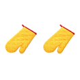 thumbnail image 2 of Bearachild Manoplas anti-calor Guante para horno de microondas Guantes de algodón resistentes al calor Utensilios de cocina elaborados Manoplas Type1 NO1, 2 of 6