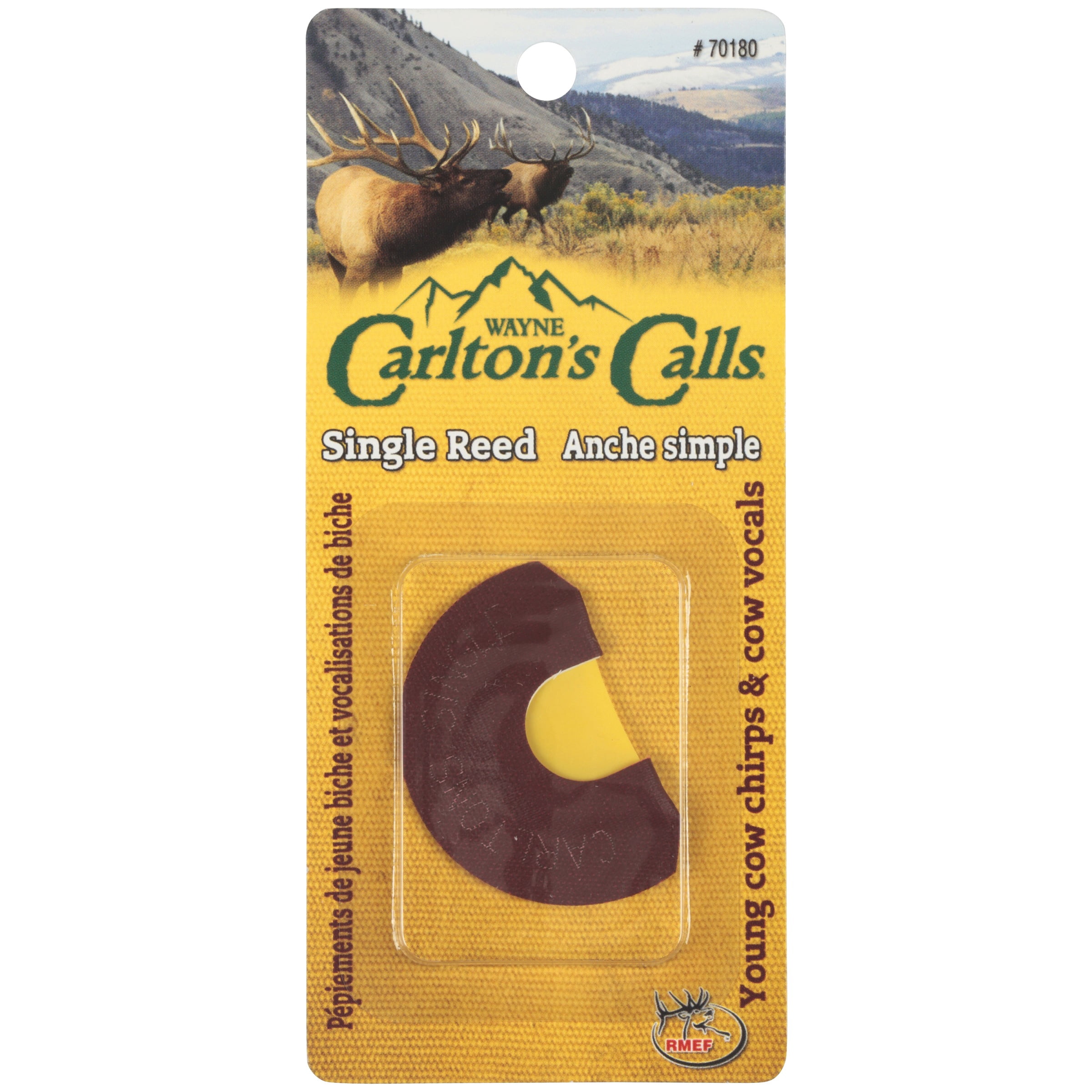 Hunters Specialties unisex-adult Carlton's Calls Single Reed Elk Diaphragm Call, Multi (HS-WCC-70180)