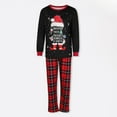 thumbnail image 1 of Family Autumn Shirt Top Trousers Plaid Christmas Style Daily Suit (Red S Dad), 1 of 9