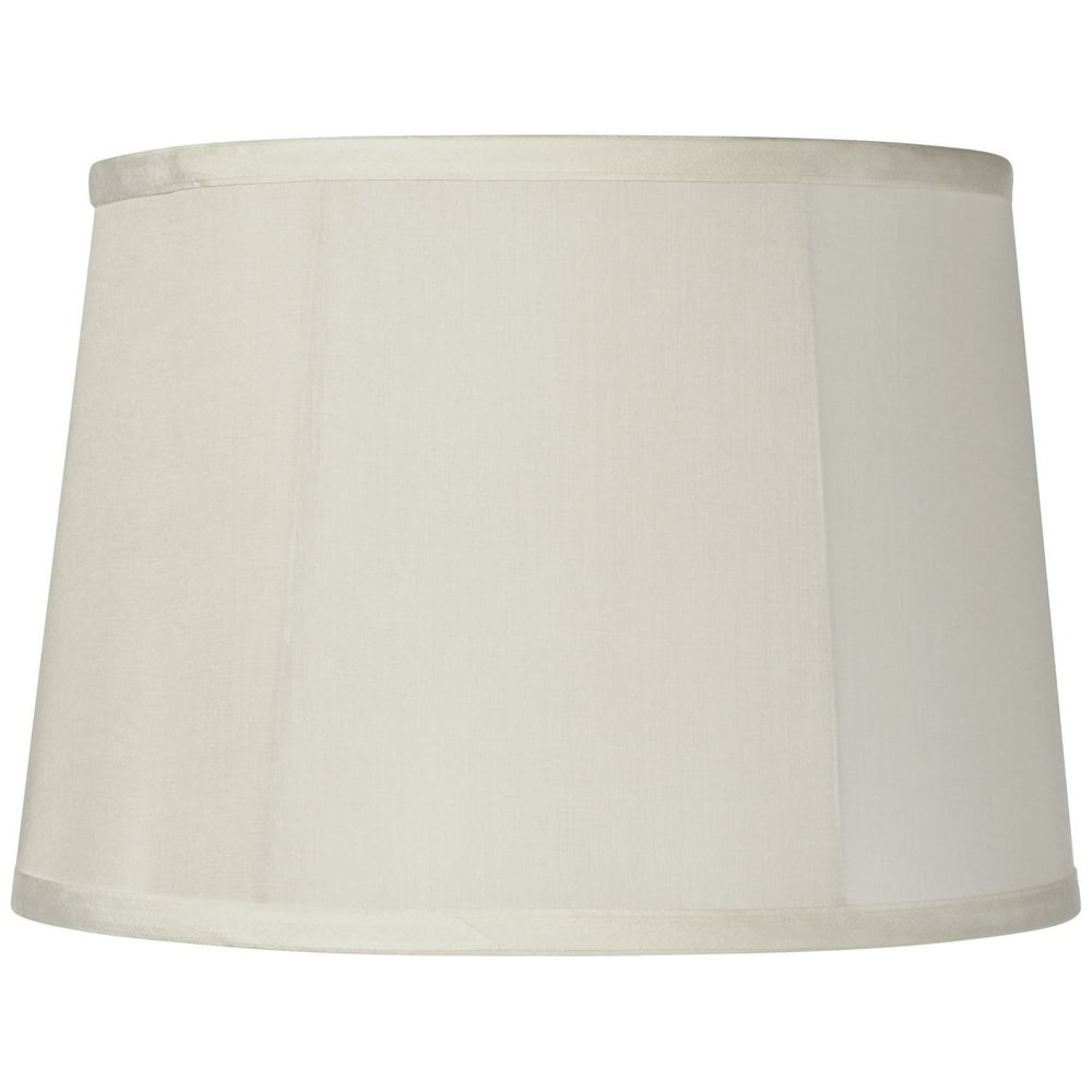 Springcrest Medium Round Softback OffWhite Tapered Drum Lamp Shade 12