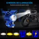 thumbnail image 3 of Par Faros Auxiliares Led Para Auto Moto De Luz Azul 2pcs, 3 of 8