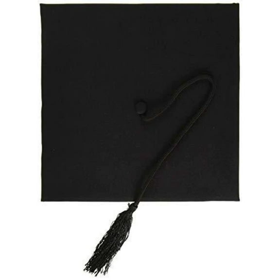 Unisex-Adult's Graduation Cap - Black