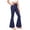 Navy, variant on Girls Flare Pants, Cotton High Waist Bell Bottoms Stretchy Kids Casual Dance Yoga Leggings Purple 15T