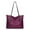Purple, variant on Luxalzxs Tote Bag for Women Large Lightweight Nylon Work Top-Handle Shoulder Bag Water Resistant Foldable Travel Purse