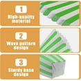 thumbnail image 3 of Striped Paper Popcorn Bags,Green Movie Decorations Cardboard Container,QZS Mini Paper Popcorn Box for Party,Indoor,2.8x2x4.5In,50Pack, 3 of 6