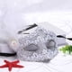 thumbnail image 2 of Máscara de plumas de encaje congelada para fiesta de mascarada, máscara de princesa para adultos, máscara de actuación de disfraces, 2 of 5