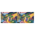thumbnail image 6 of Yayeee Kitchen Valance Rod Pocket 54" x 18" Living Room Window Curtain, Art Path, 6 of 6