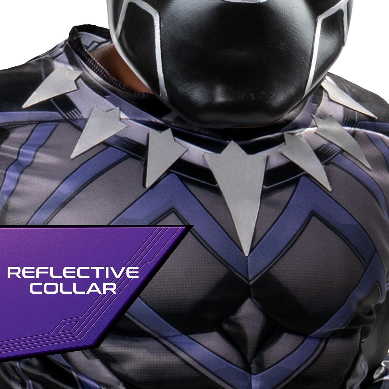 MARVEL’S BLACK PANTHER YOUTH COSTUME - Poly Jersey Jumpsuit Stuffed with Polyfill plus Mask