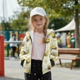 thumbnail image 6 of Xixirimido Bee Daisy Honeycomb Pattern Kids Hoodies for Boys Girls Zip Up Hoodie Sweatshirt 3D Graphic Long Sleeve Pullover Top with Pocket for Fall Winter for 6-8 Years, 6 of 8