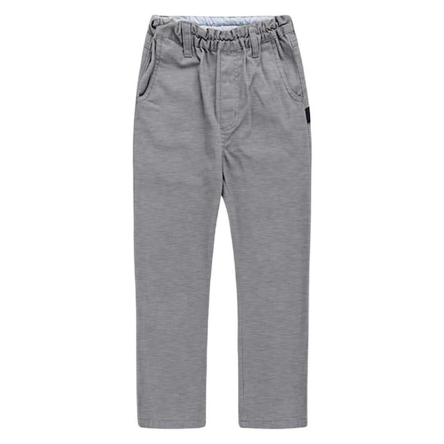 Kids School Pants for Boys Pull On Chino Pants with Pockets Straight Pants Uniform Pants for Boys Back To School Clothes for Boys 3-4 Years Boys Clothes