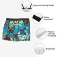 thumbnail image 5 of Kdxio Men's Boxer Briefs with Multicolored Butterflies Print - Comfortable and Breathable Underwear for Everyday Wear, 5 of 7