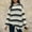 White, variant on Sentmoon Sweaters Crew Neck Long Sleeve Striped Women Fall Outfits Plus Size Knitted Tassel Breathable Loose Women Fall Clothes Comfy Fall and Winter for Coffee Date Sweater Gray L