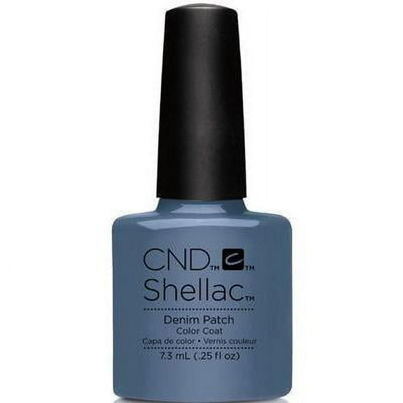 CND Shellac Gel Polish [ Denim Patch ] 0.25 oz * BEAUTY TALK LA *