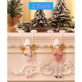 thumbnail image 4 of Decoraciones navideñas Adornos colgantes Colgante de ángel de peluche navideño Mini muñeca creativa y linda para niña (Ángel de peluche) brillar Electrónica, 4 of 4