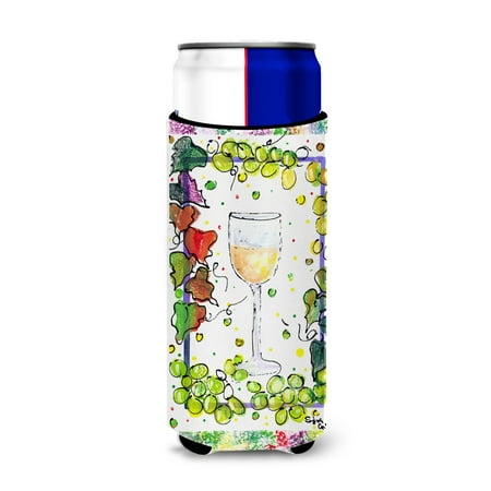 

Caroline s Treasures 8617MUK Wine Ultra Hugger for slim cans Slim Can multicolor