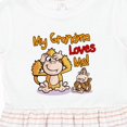 thumbnail image 4 of Inktastic My Grandma Loves Me Monkey Girls Toddler Dress, 4 of 5