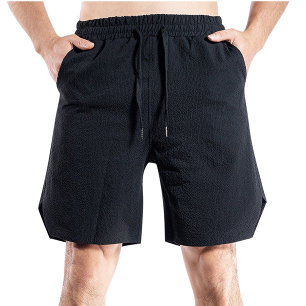 Puntoco Pantalones Cortos Cargo Ligeros Y Transpirables Para La Playa Al Aire Libre, Informales, Para Hombre, Color Negro Xl, Pantalones Cortos Para Hombre