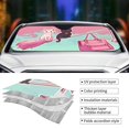 thumbnail image 3 of Kdxio Cats On Broomstick Print Front Windshield Sun Shade,Folding Auto Sunshade for Car Truck SUV-Small, 3 of 5