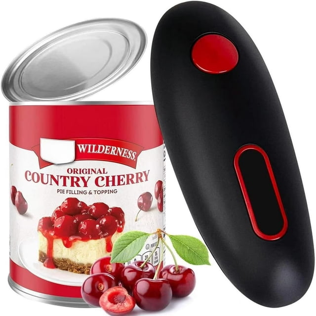MesaSe Electric Can Opener Sharp Edge Can Opener One-Touch Electric Can Opener with Auto Shut Kitchen Gadgets for Seniors Arthritis