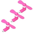 thumbnail image 1 of Mini Ventilador 5W VentDepot BlitzPink 3Pzas Rosa 5W Silicón+Plástico, 1 of 1