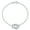 Silver-A, variant on Bling Jewelry Womens Romantic Delicate CZ Accent Cuff Pendant Necklace in Sterling Silver