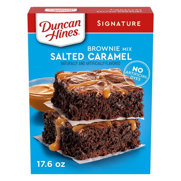 Duncan Hines Signature Salted Caramel Brownie Mix, 17.6 oz.
