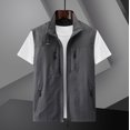 thumbnail image 1 of Chaleco de secado rápido para exteriores, ropa de trabajo fina con múltiples bolsillos para primavera, verano y otoño, chaleco de talla grande, 1 of 6