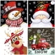 thumbnail image 2 of 4x Navidad DIY 5D Kits de pintura de Artesanía para adultos Niños Zulema Número de pintura de diamantes, 2 of 8