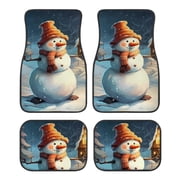 relayinert 4pcs Fabric 4 PCS Car Mats Mats Floor Mats Cute Car Accessories Car Floor Mats Easy To Clean YSFA4066BZ94-1