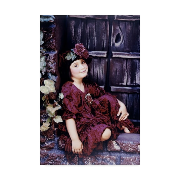 Trademark Fine Art 'Not A Care In The World' Canvas Art by Sharon Forbes